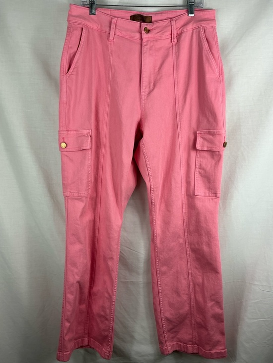 Judy Blue Pants - JUDY BLUE Los Angeles Pink High Waist Cargo Jeans